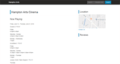 Desktop Screenshot of hamptonartscinema.com